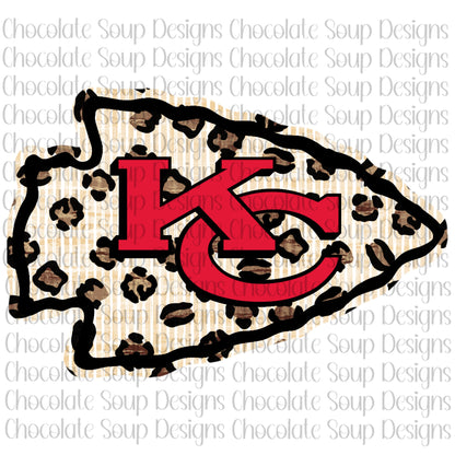 Chiefs Football Arrowhead Leopard